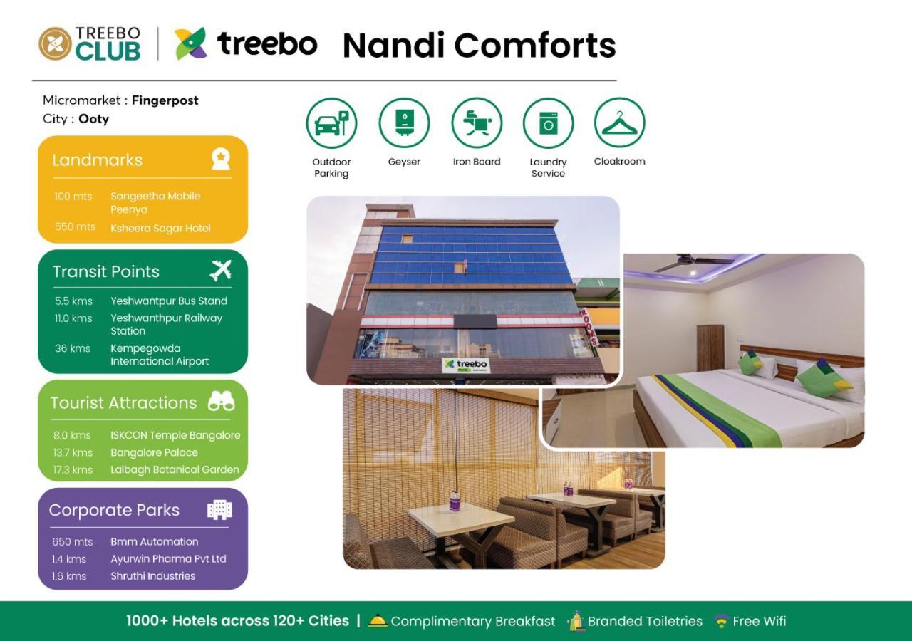 Treebo Nandi Comforts, Peenya Bangalore Exterior foto